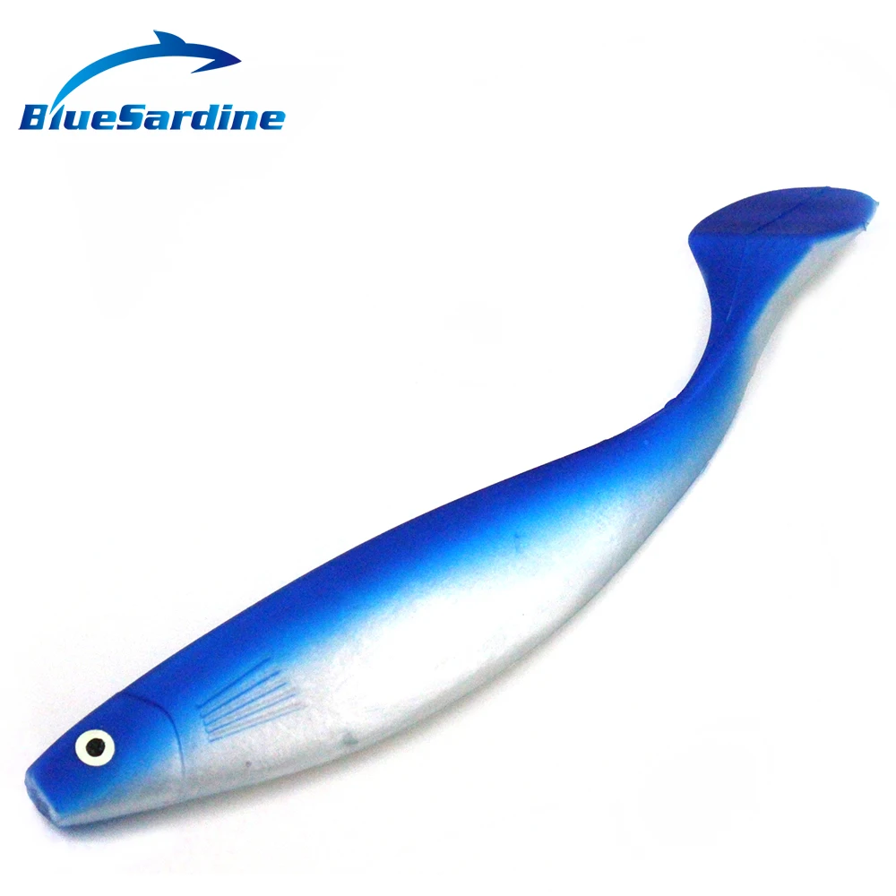 BlueSardine 70 г 24 см 4 шт. мягкий крючок для рыбной ловли Pesca Peche искусственные мягкие