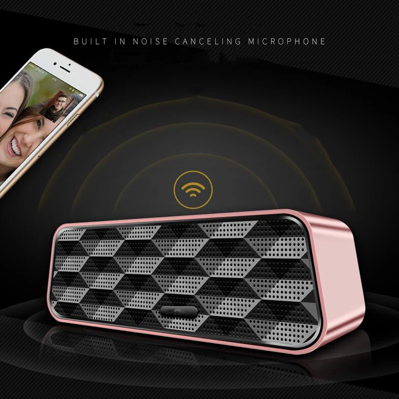 Портативный беспроводной Bluetooth динамик сабвуфер мобильный телефон супер бас двойной динамик аудио многофункциональное радио с микрофоном Если карта