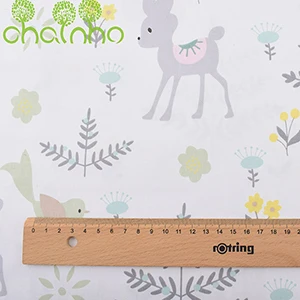 A 1 piece Chainho, светильник с зеленым мультипликационным принтом, саржевая хлопковая ткань с принтом, Лоскутная Ткань для шитья и стеганого шитья для детей и малышей - Цвет: A 1 piece