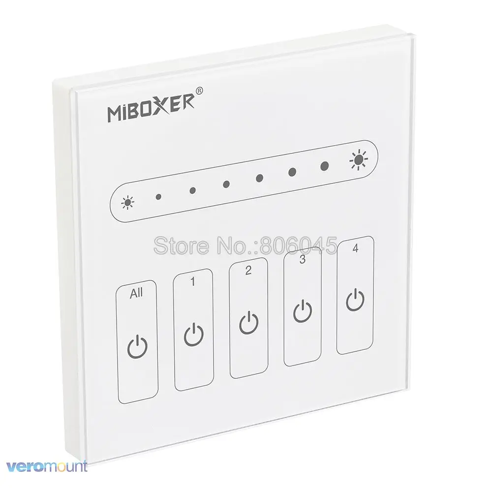 MiBOXER с цифровым адресным интерфейсом 86 сенсорный Панель Drightness затемнения умный