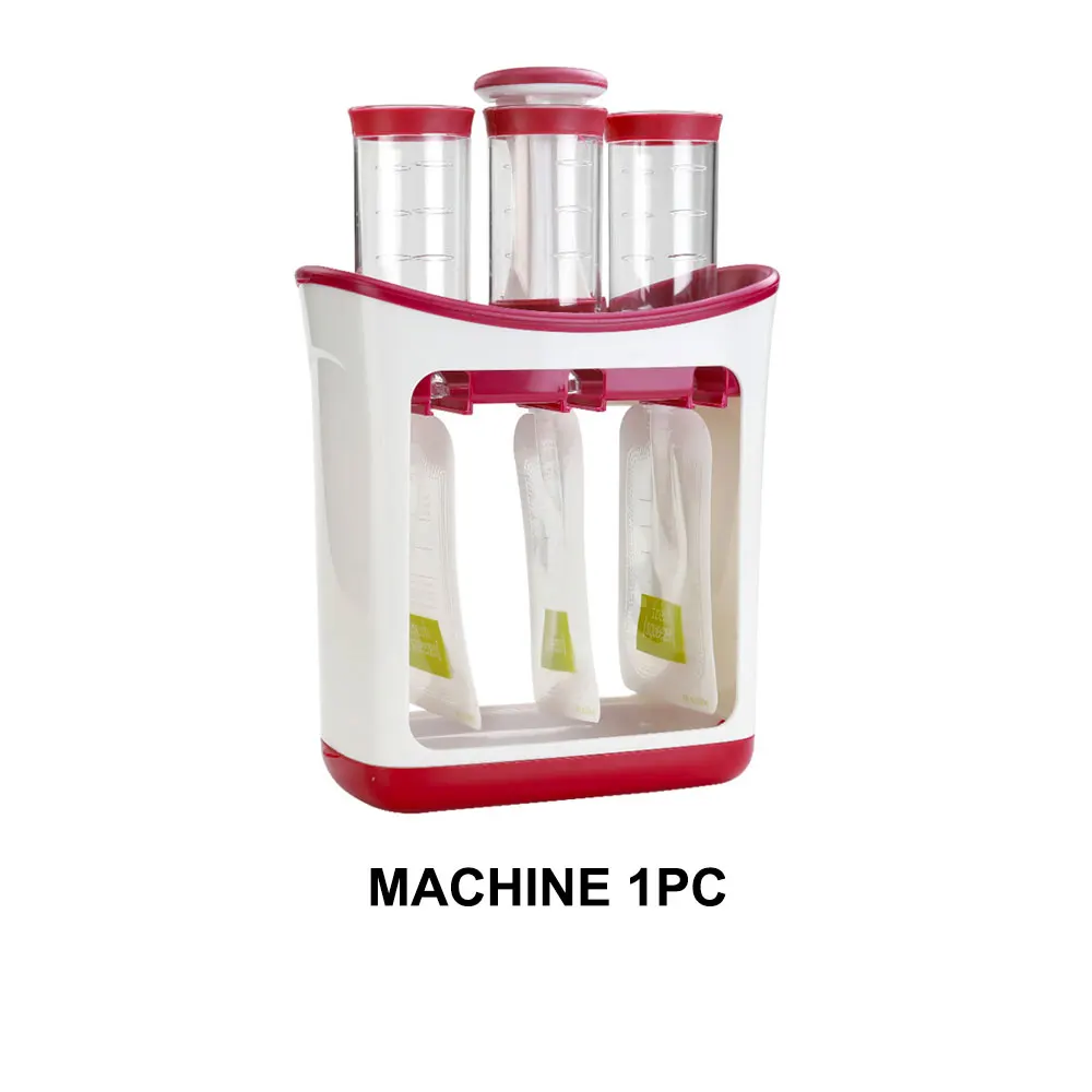 Machine 1pc GT Набор для изготовления детского питания, станция для выдавливания еды, контейнер для хранения детского питания, Фруктовое пюре, упаковочная машина, станция для сока - Цвет: Machine 1pc