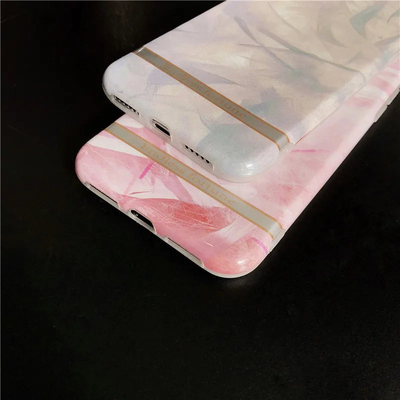 Шикарный Дизайн Мягкий силиконовый чехол для телефона iPhone XR Роскошный Мраморный