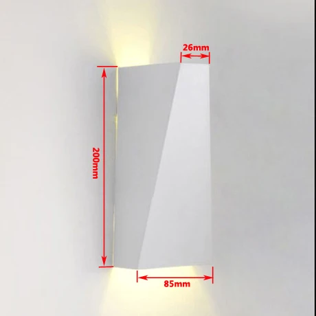 Напольный настенный светильник с двойной головкой 6 Вт водонепроницаемый IP65 85 265