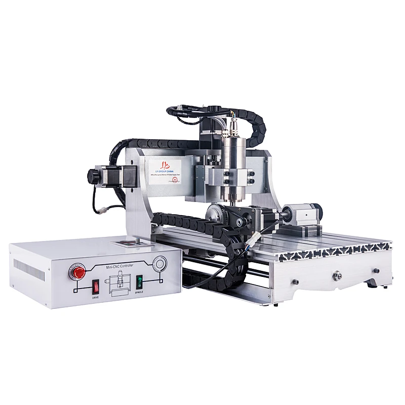 

800W water cooling spindle cnc milling machine 3040 Ball screw mach3 control work fro wood pcb metal etc