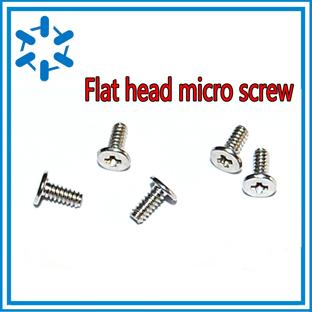 1000pcs/lot M1.4*L*D type CM Thin head phillips micro machine screw precision mobile nickel plated Flat | Обустройство дома