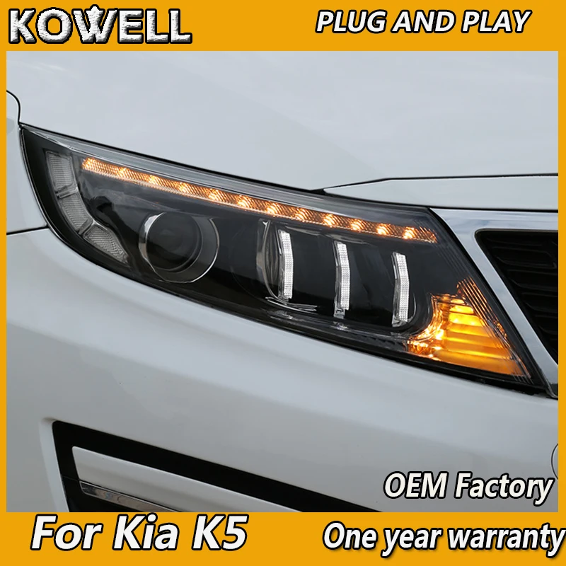 Автомобильный Стайлинг KOWELL для Kia K5 Rio фары 2014 2015 корейский дизайн светодиодный
