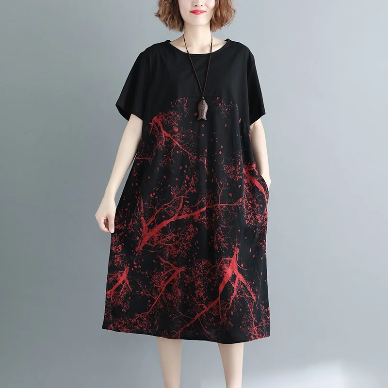 Женское платье модель сезона лето-осень 2019 года винтажное женское 4Xl 5Xl 6Xl в стиле