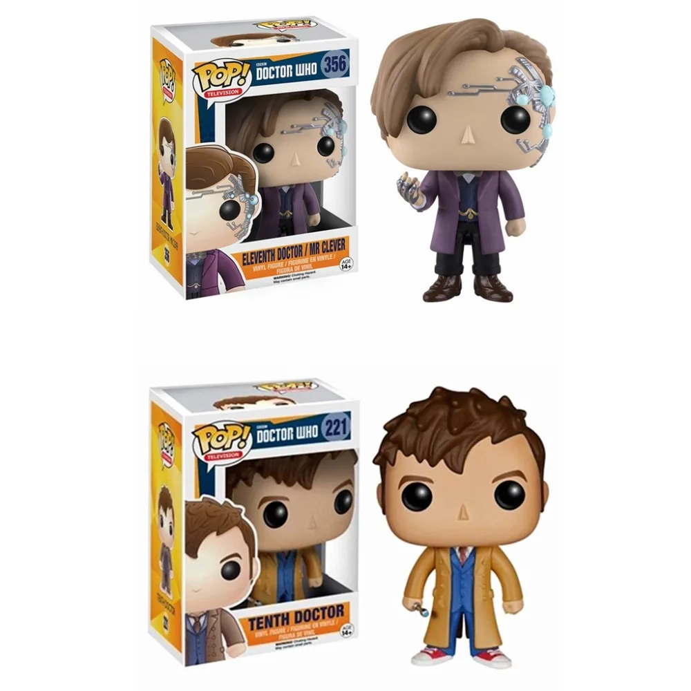 POP Doctor Who Eleventh / Mr Clever & Tenth 221 # виниловые куклы Коллекционные фигурки модель игрушки