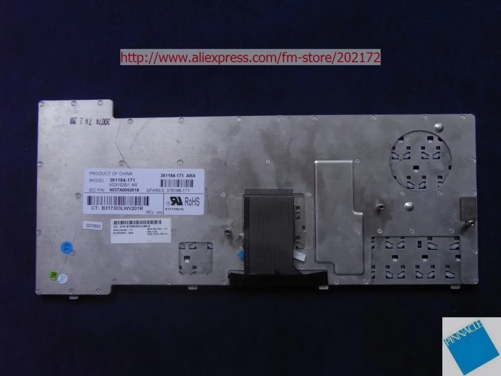 Brand New Black Laptop Notebook Keyboard 378188-171 361184-171 For HP Compaq nc6220 nc6230 series (Arabia)100% compatiable us | Компьютеры