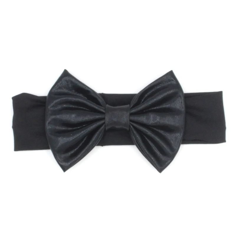 10 шт./лот 5 ''эластичная повязка на голову с металлическим бантом для девочек