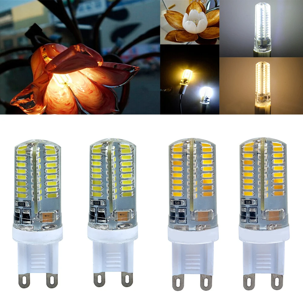 G9 3W 3014 LED 64 SMD Холодный/теплый белый Энергосберегающая кукурузная лампа Замена