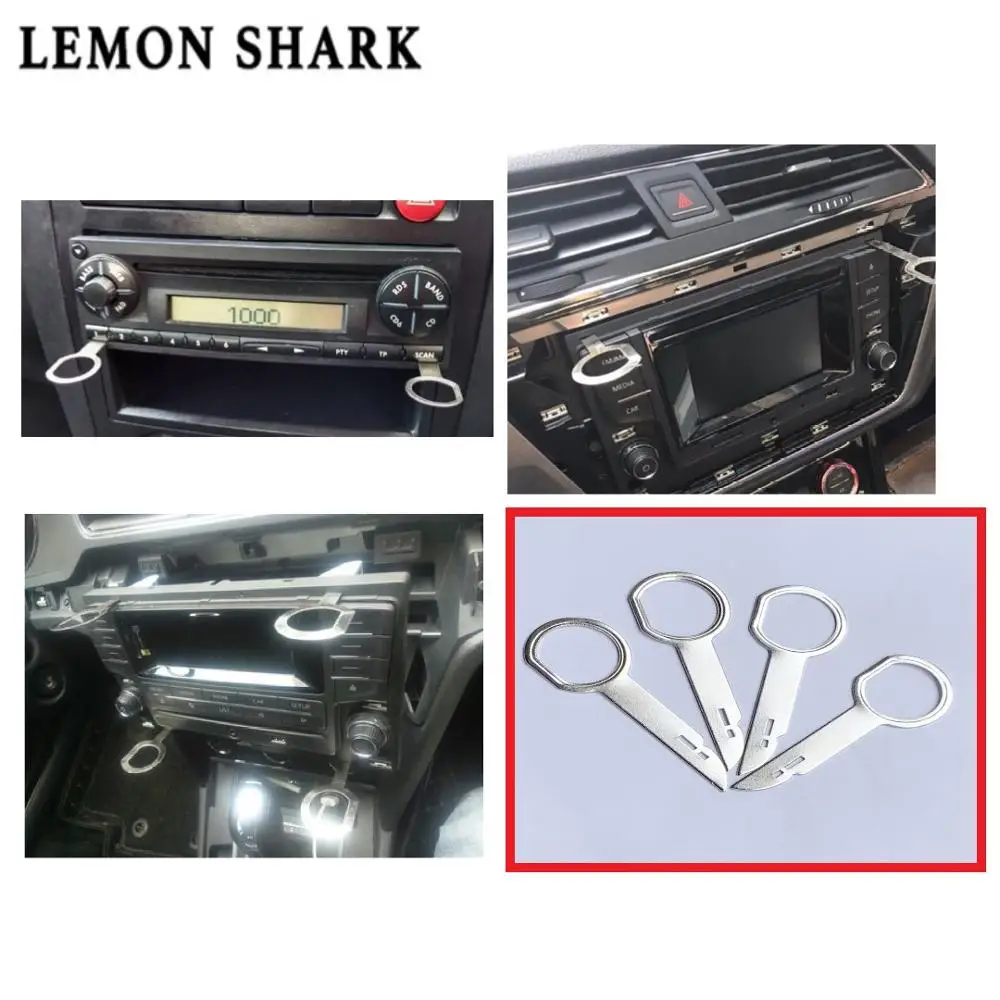 Инструмент для удаления стереомагнитолы LEMON SHARK 4 шт. VW Audi Mercedes Benz Ford GOLF 7 MK7 MQB