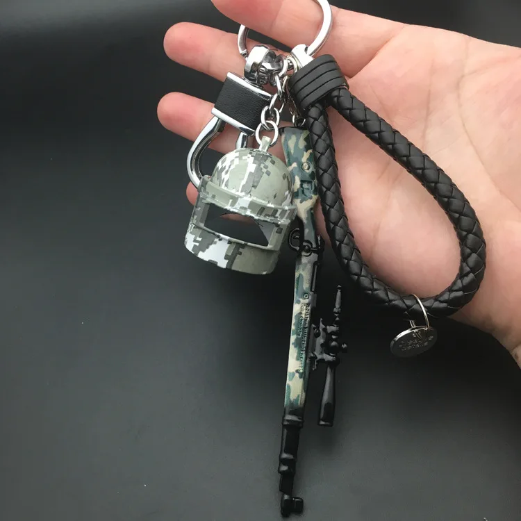 Высокое качество 2019 новый PUBG брелок боевой круг для шлема 98 K пистолет сплав
