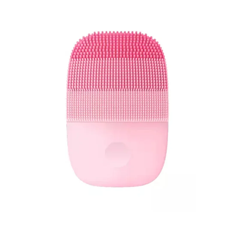 Pink Xiaomi inFace электрическая глубокая Чистящая Щетка массажная Соник для мытья лица IPX7 водостойкое Силиконовое очищающее средство для лица Уход за кожей - Цвет: Pink