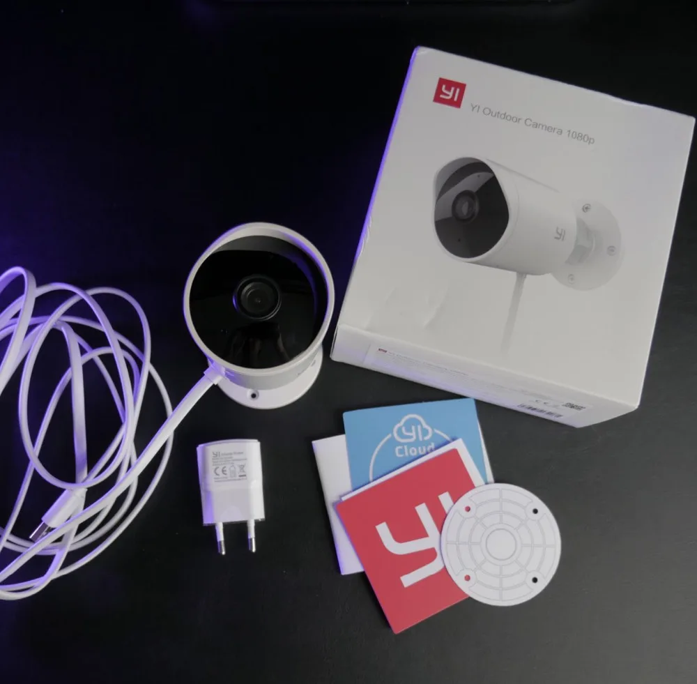 YI Открытый безопасности Камера Cloud Cam Беспроводной IP 1080p Потолочный Ip Ночное