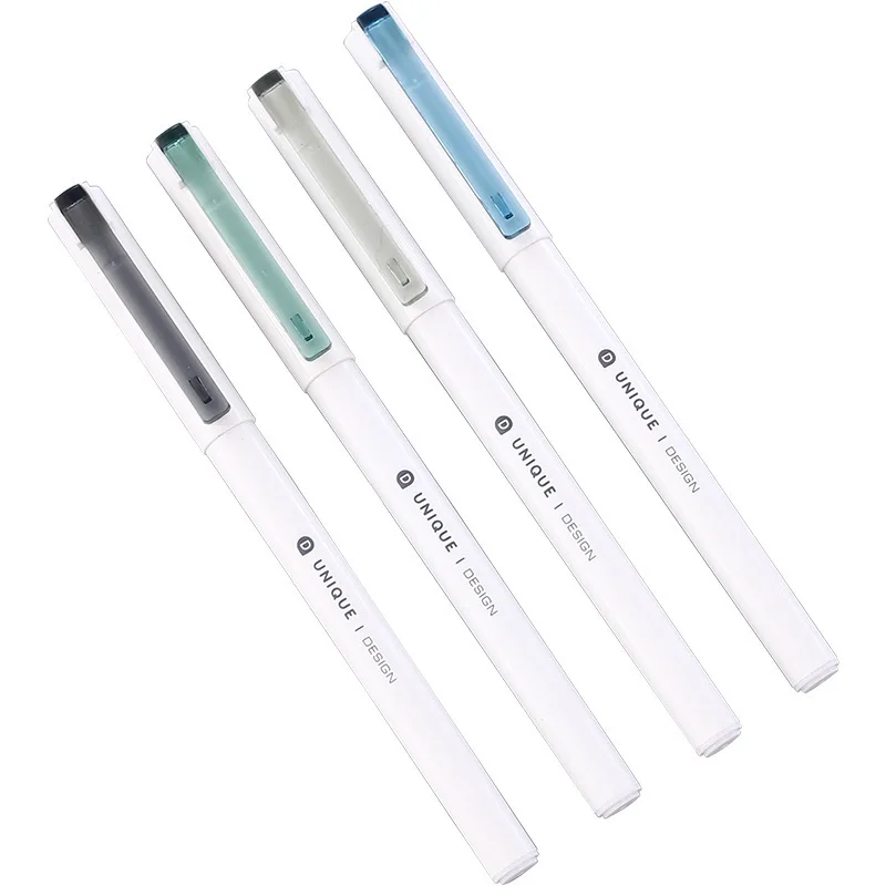 1 шт. Deli лаконичный дизайн Muji стиль Черная гелевая ручка деликатные канцелярские принадлежности Школьные офисные принадлежности