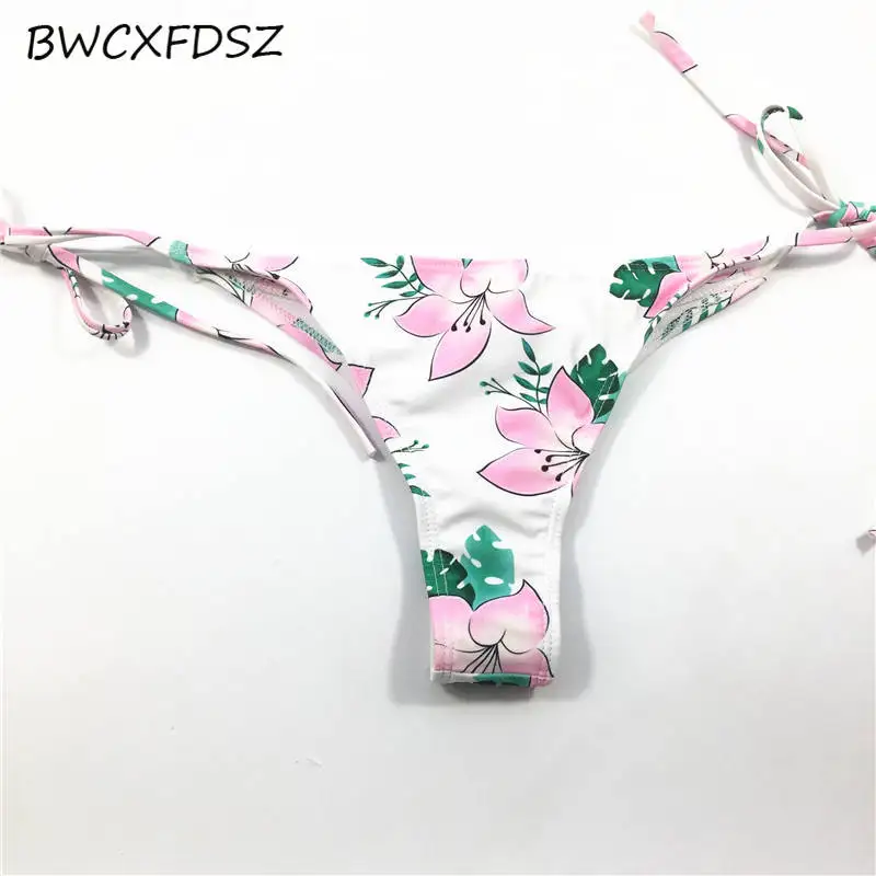 BWCXFDSZ струнный купальник бикини пуш-ап купальники женский купальник бандо с вырезами бандажный купальный костюм пляжный W