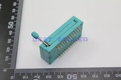 10 шт. Новый 24-контактный Универсальный ZIF погружной тестер IC тестовый разъем