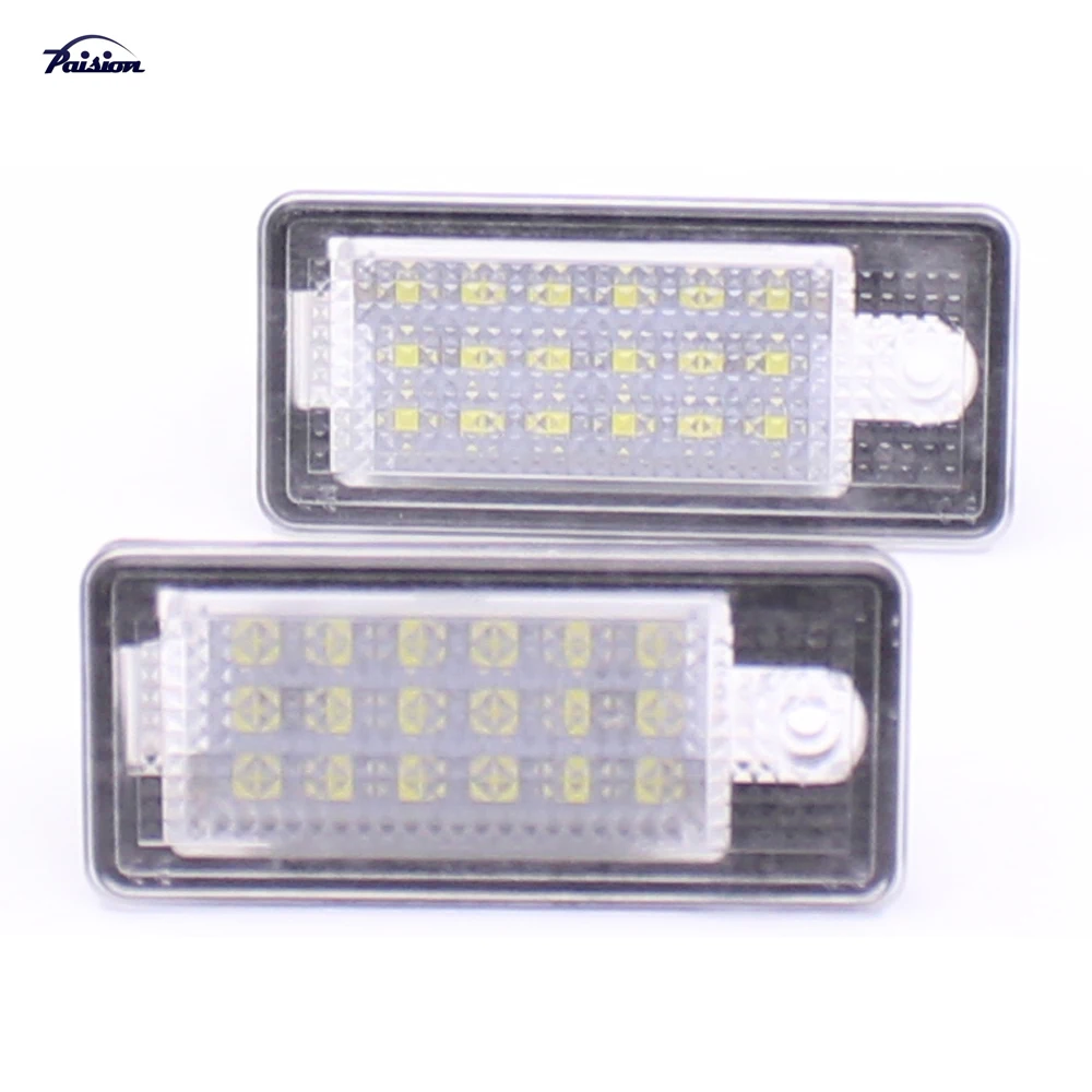 1 комплект (2 шт.) 18SMD безотказный светодиодный номерной знак лампа для освещения
