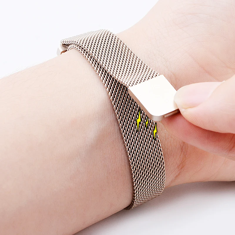 Металлический ремешок для huawei Honor Band 5 ремешок для часов браслет из нержавеющей стали Honor Band 4 5 браслет Correa умные аксессуары