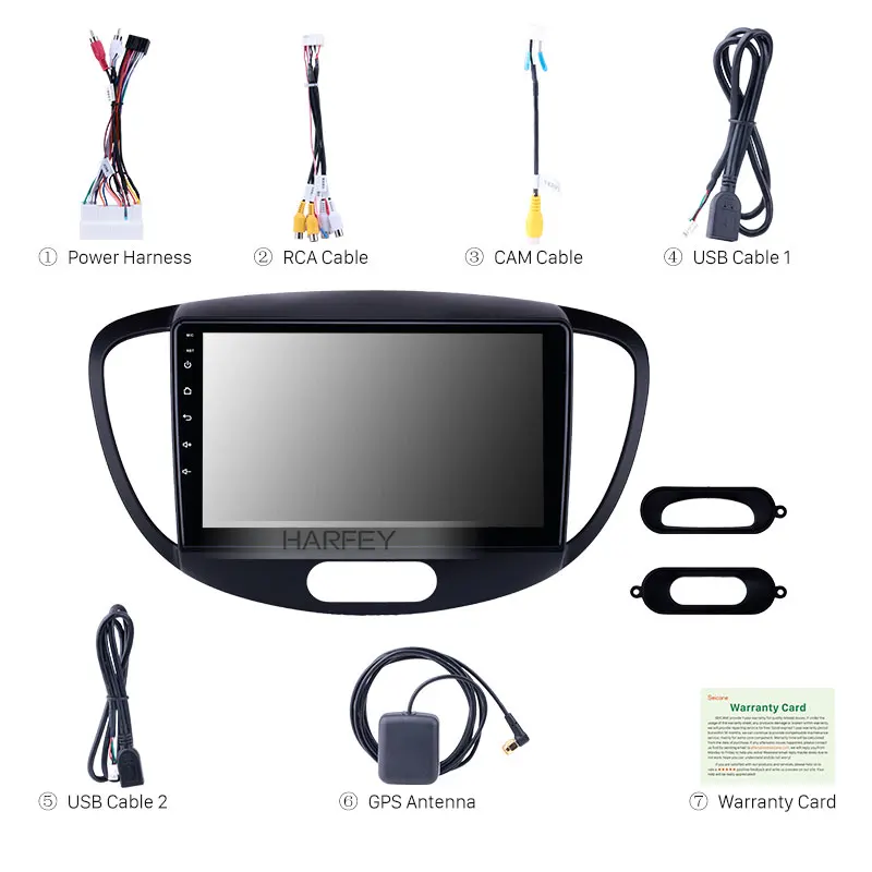 Harfey HD сенсорный экран 9 дюймов Android 1 GPS навигация автомобильное радио для старой