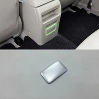 car accessories interior decoration abs rear armrest box cover decoration trim 1pcs for nissan tiida 2016 car styling