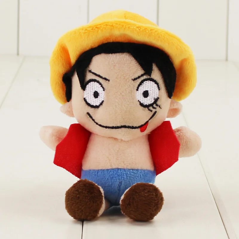 2 стиля японское аниме Luffy плюшевый брелок игрушка мягкая набивная модель