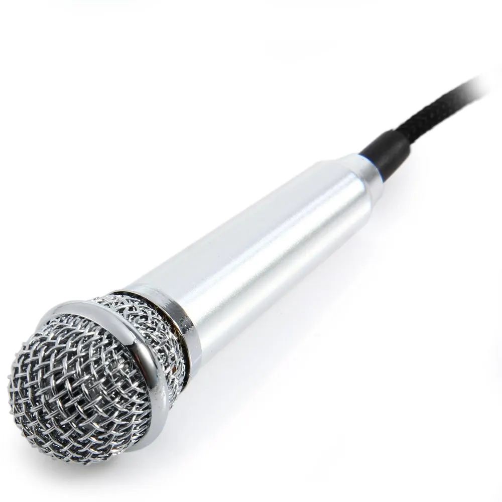 Однонаправленный проводной микрофон металлический мини мобильный телефон