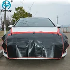 Защитные чехлы на крыло автомобиля DERMAY покраска, магнитное покрытие крыла, 3 шт.