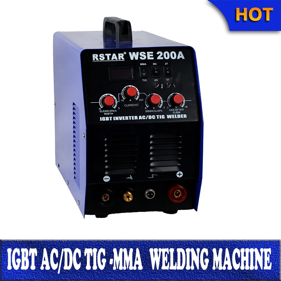 Инвертор многоцелевой wse200amp AC Алюминий Медь tig DC нержавеющая сталь tig сварка DC дуговая сварка(Технология IGBT