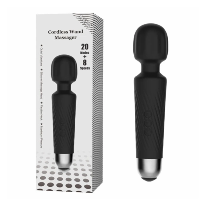 20 Режимов AV Волшебная палочка массажер вибратор для женщин 8 скоростей G
