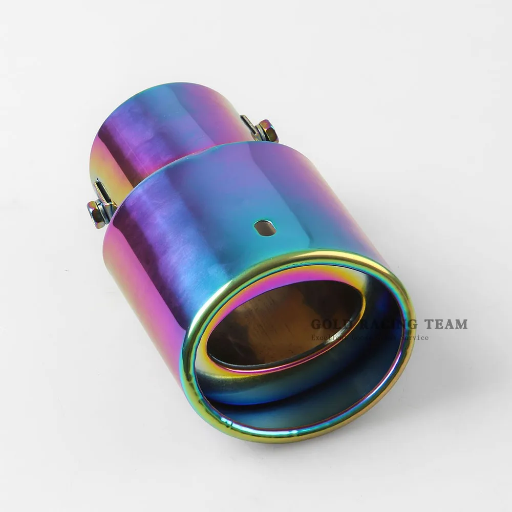 2 5 &quotдюймов из нержавеющей стали автомобильный глушитель наконечник трубы