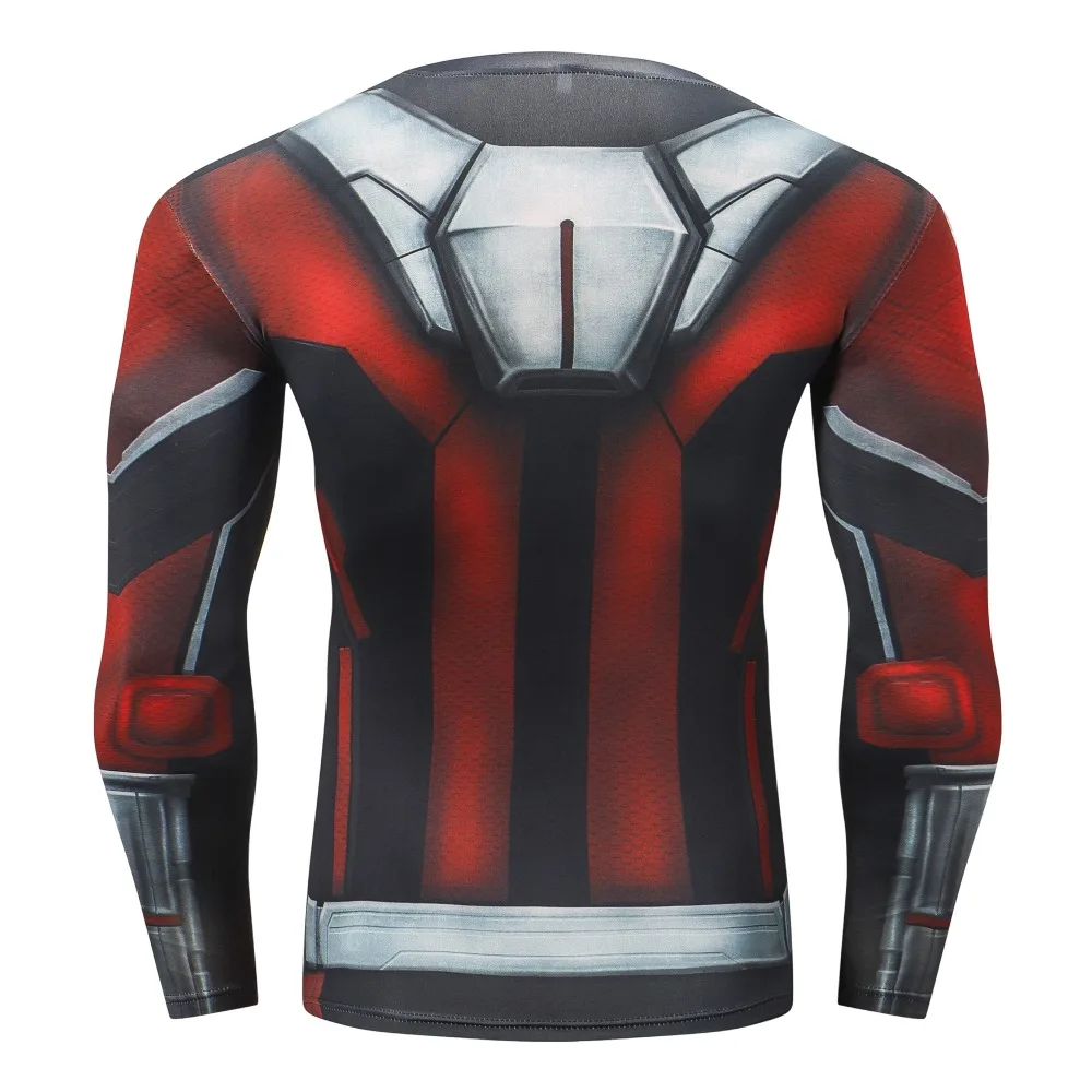 Marvel Мстители 4 эндигра Капитан Америка 3D принт футболка мужская футболка с длинными рукавами компрессионные рубашки колготки Топ, футболки для фитнеса