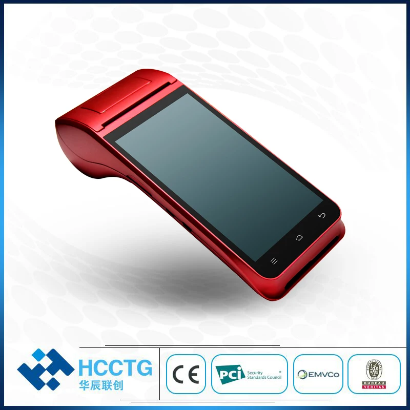 Умный мобильный 4G WiFi беспроводной ручной NFC Android POS терминал HCC Z91|Картридеры| |
