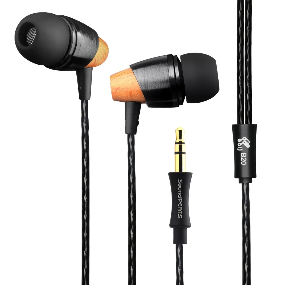 SoundPEATS Superr Strong Bass Sound Music Earbuds 3.5mm Jack In-ear Earphones for Samsung Xiaomi Smartphones Wired Earphone | Электроника