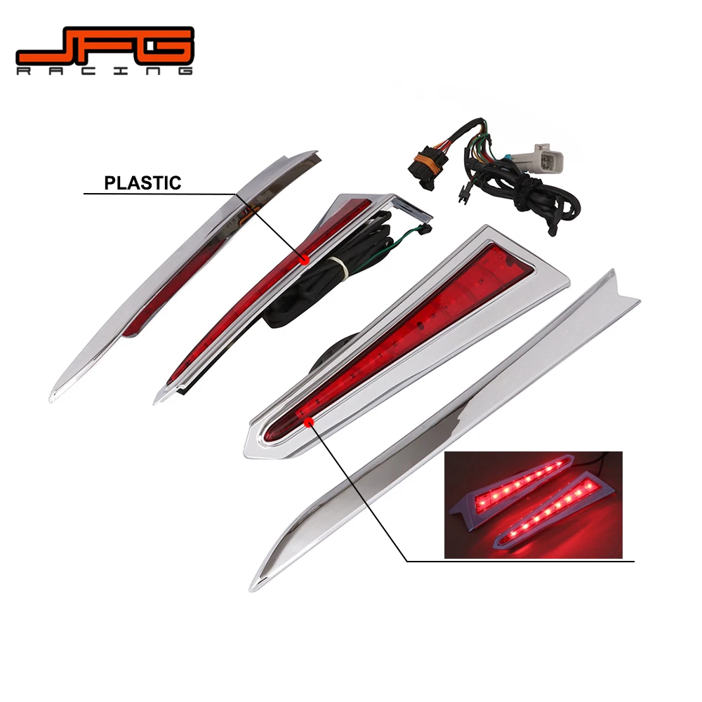 

Motorcycle Plastic LED Saddlebag Lights For Victory X Country Tour 2012-2017 2012 2013 2014 2015 2016 2017 Street Bike