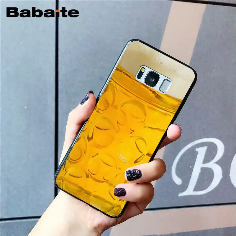 A4 Babaite World пиво алкоголь Лето пузырьковый чехол для телефона samsung Galaxy S9 plus S7 edge S10 Plus S10E S10lite S8 plus S5 M10 20 - Цвет: A4