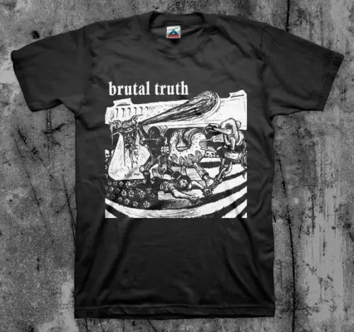 Brutal Truth 'Pigs' T Shirt Napalm Nasum Phobia Grindmen 2019 Brand Clothing Tees Harajuku Short Sleeve Men Top | Мужская одежда
