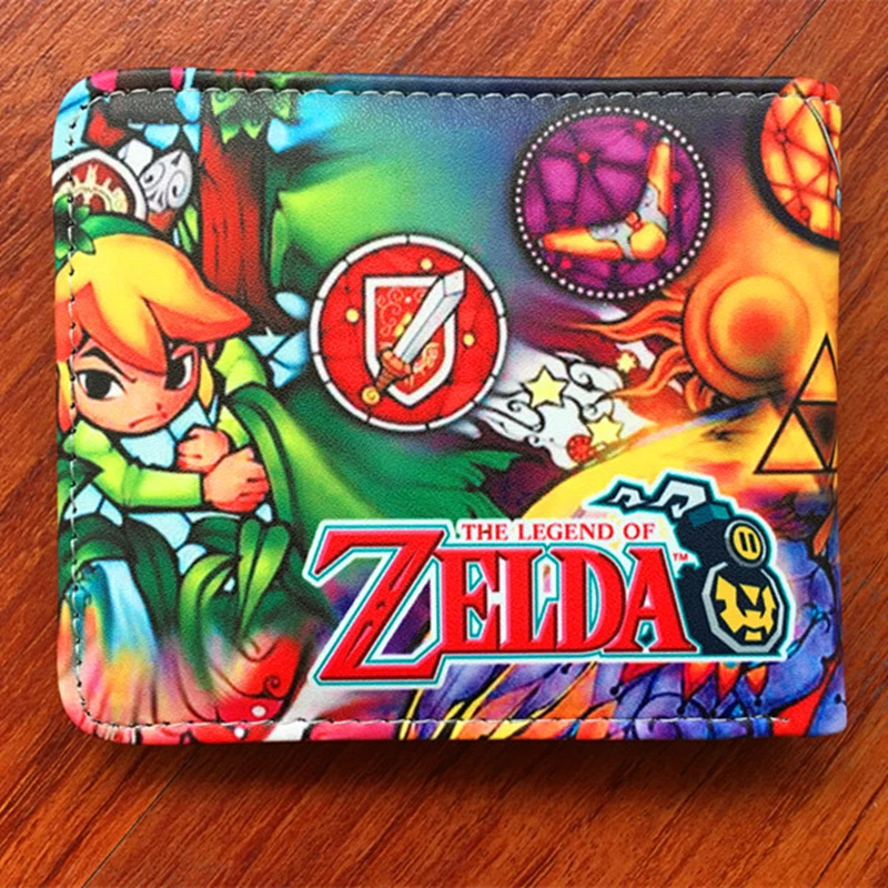 Крутая игра дизайнер Аниме Кошелек и Женские Кошельки Легенда о Zelda бумажник