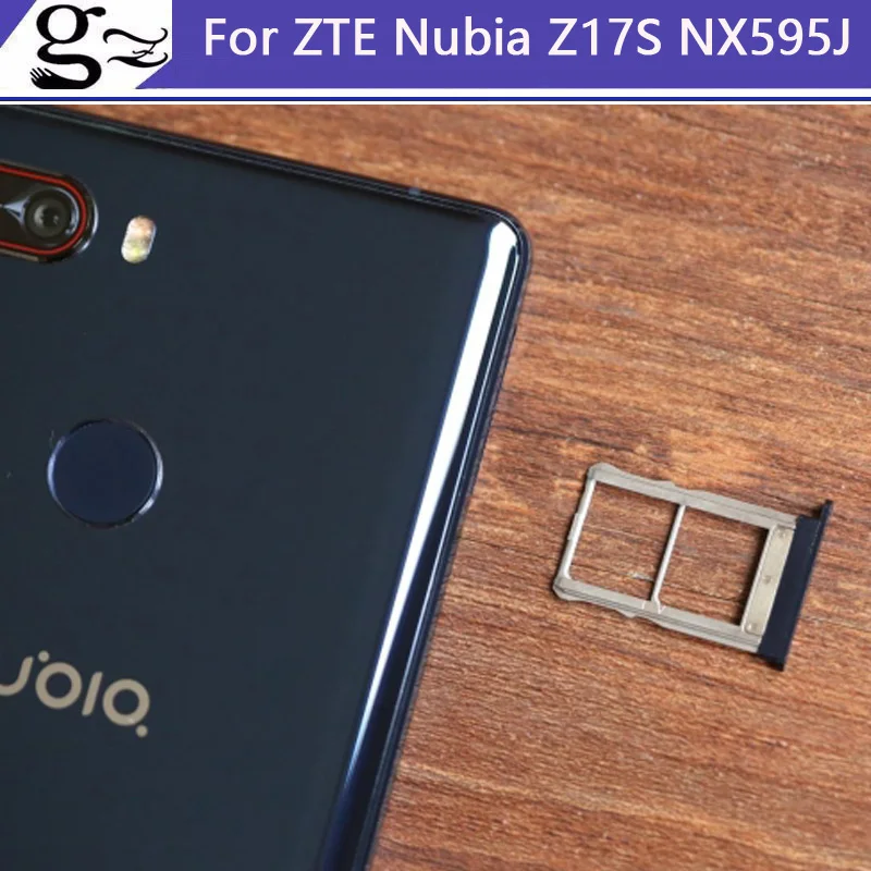 

Replacement Parts For ZTE Nubia Z17S NX595J Micro SD Sim Card Tray Socket Slot Holder For nubia Z17 S NX595J