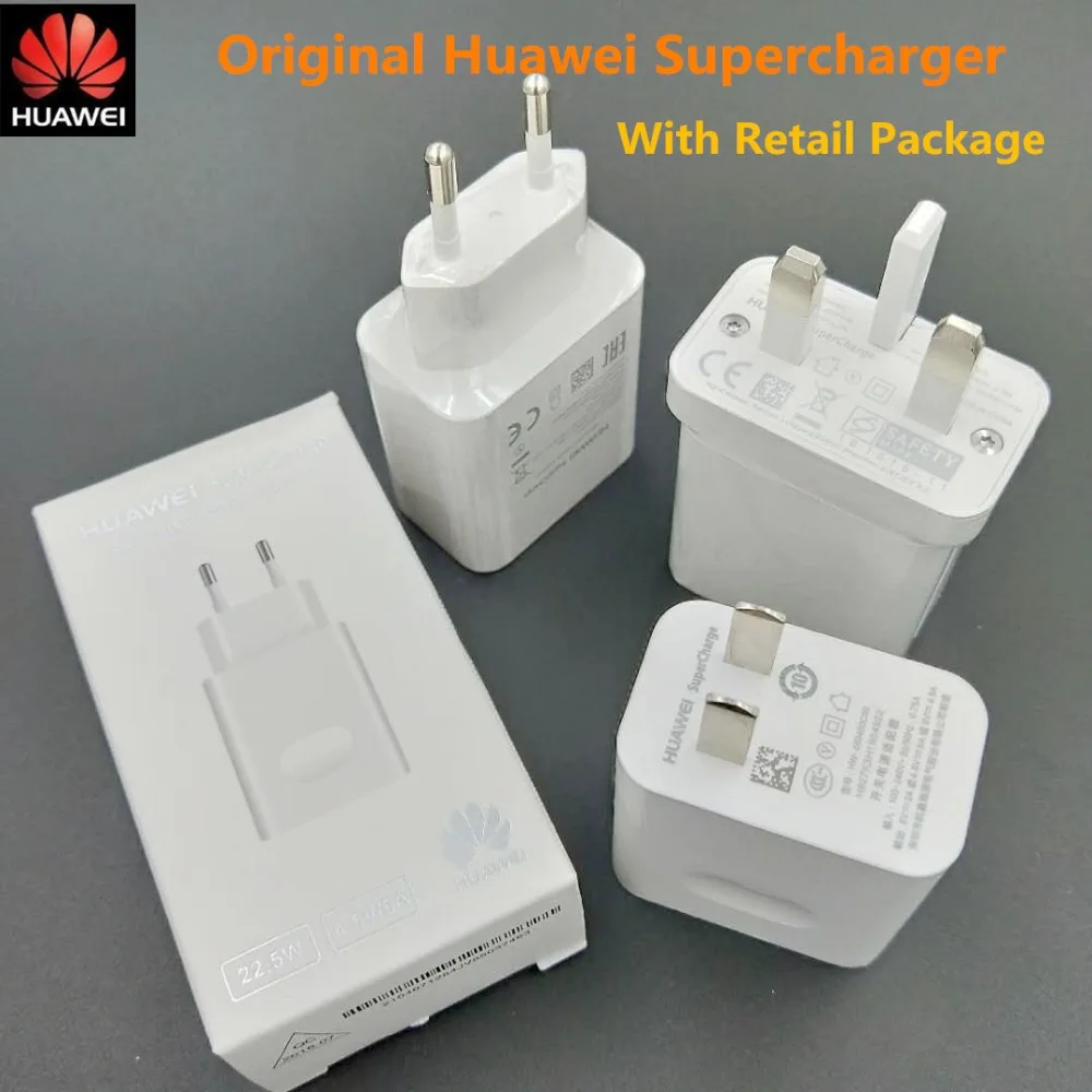 Оригинальное зарядное устройство Huawei Mate 20 5 в 22 а Вт ЕС США Великобритания