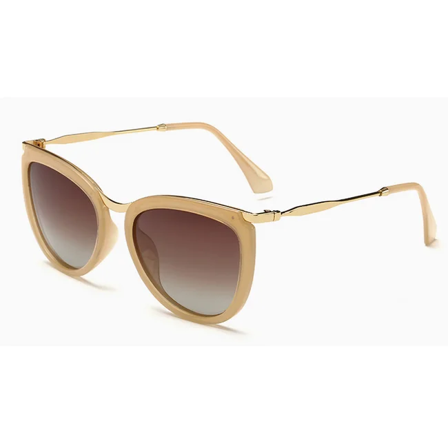 Luxury Personality Spectacles Fashion Polarized Women's Glasses Metal Legs Points Woman New Lunette De Soleil Femme X568 | Аксессуары