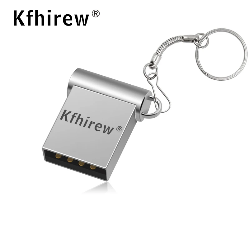 Модная карта памяти Pendrive 4 ГБ 8 16 серебристый/серый/Золотой металлический usb флеш