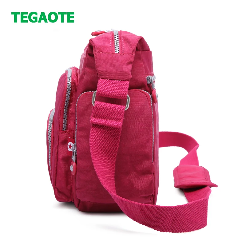 TEGAOTE Luxury Women Messenger Bag Nylon Shoulder Ladies Bolsa Feminina Waterproof Travel Women's Crossbody | Багаж и сумки