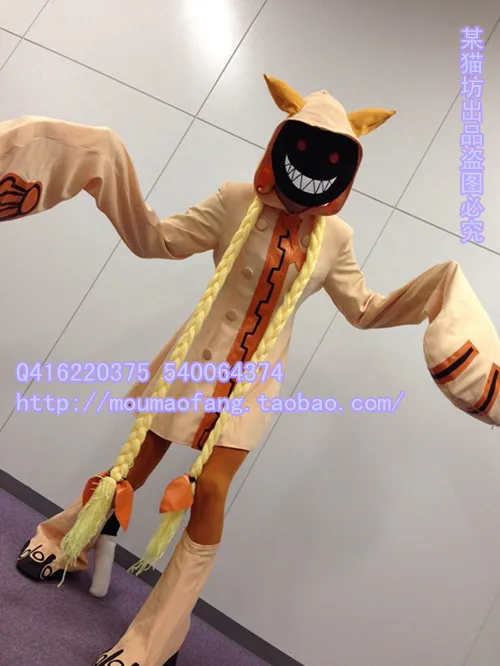 Alter memory BlazBlue Taokaka cosplay costume full set customize for any size with mask and shoe cover |