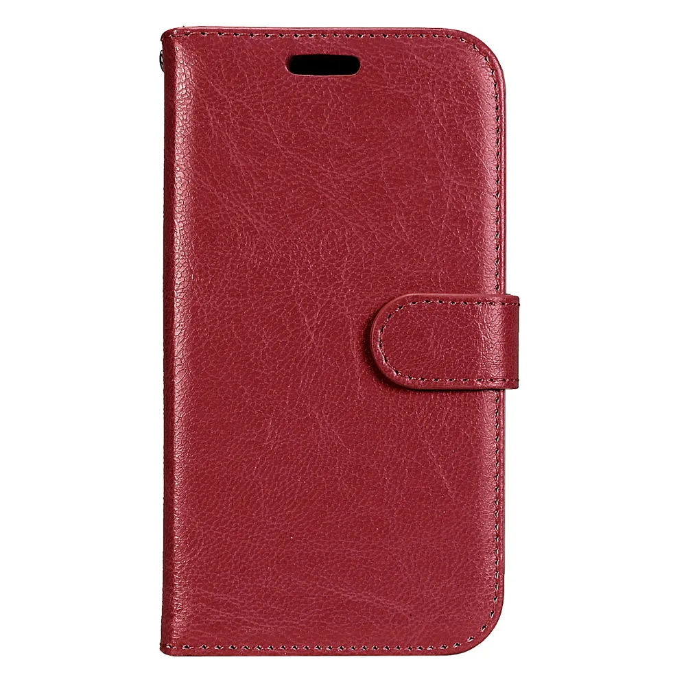 Brown Для Alcatel One Touch pixi 4 6,0 дюймов 8050D флип-чехол из искусственной кожи чехол для Alcatel pixi 4(6) телефон Сумки Чехол простые Fundas - Цвет: Brown