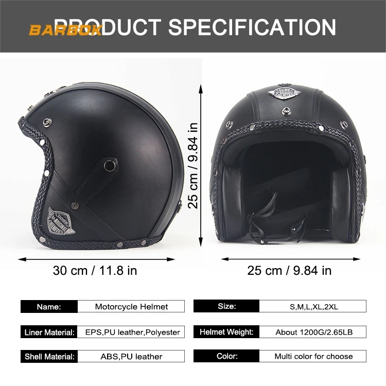 Обернутая искусственной кожей мотоциклетный шлем со съемной внутренней подкладкой защитные шапки 56-64 см голова высокой плотности Спорт на открытом воздухе скутер шапки