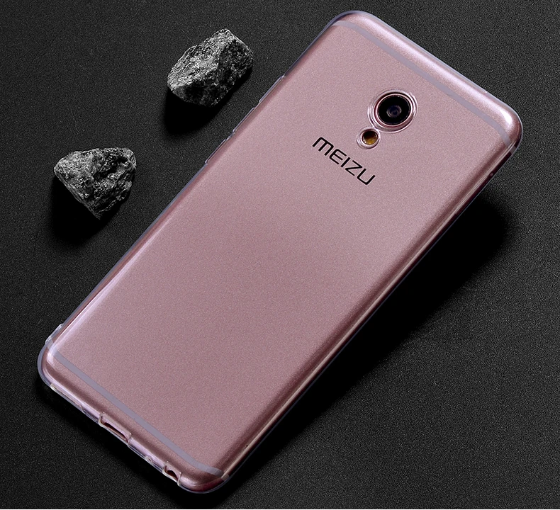 Ультратонкий Мягкий ТПУ чехол UPaitou для Meizu MX6 силиконовый прозрачный MX 6 простой и