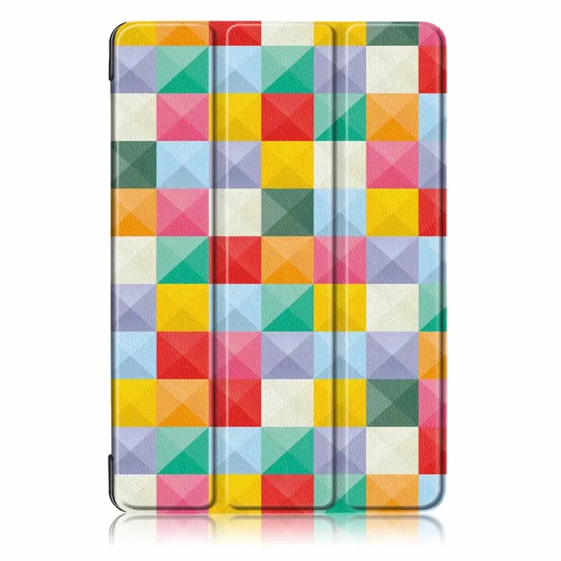 Magic Cube Магнитный кожаный чехол-подставка с принтом для huawei MediaPad T5 10 AGS2-W09 AGS-L09 Honor Pad 5 10,1 дюймов, чехол для планшета+ пленка+ ручка - Цвет: Magic Cube