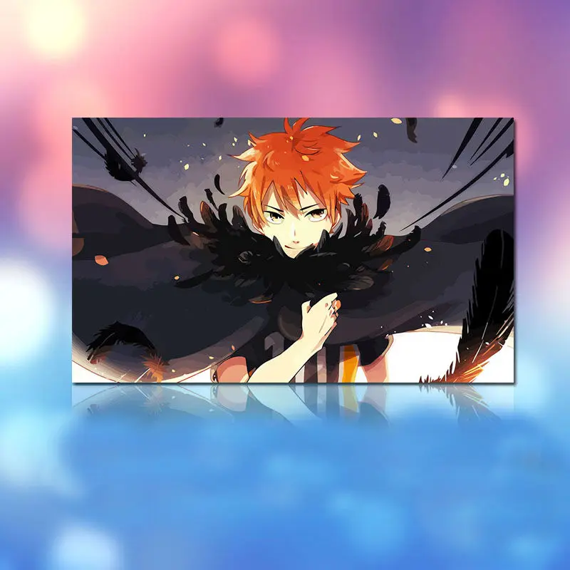 Раскраска по номерам Haikyuu Модульная картина в японском стиле мультяшный плакат